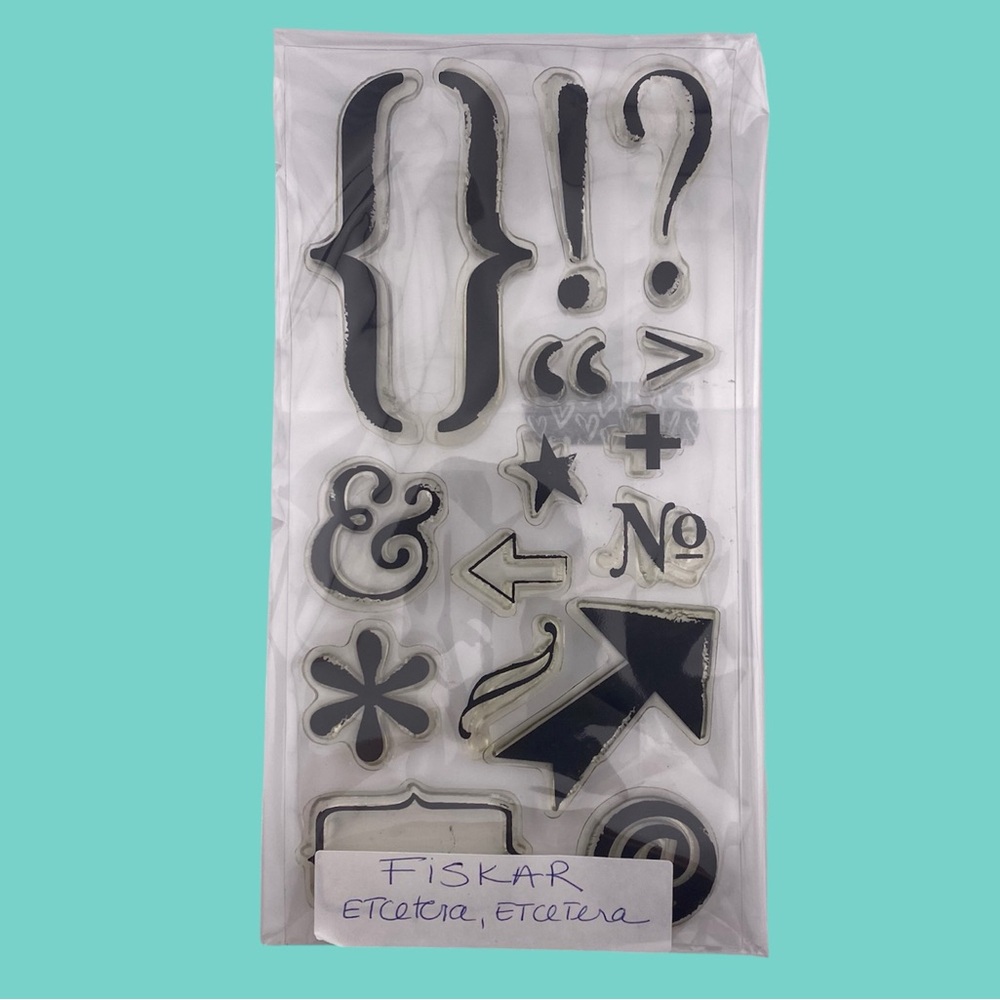 Fiskars Etcetera Etcetera Stamp Set